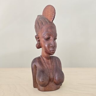 Vintage Afrikansk kvindefigur i træ