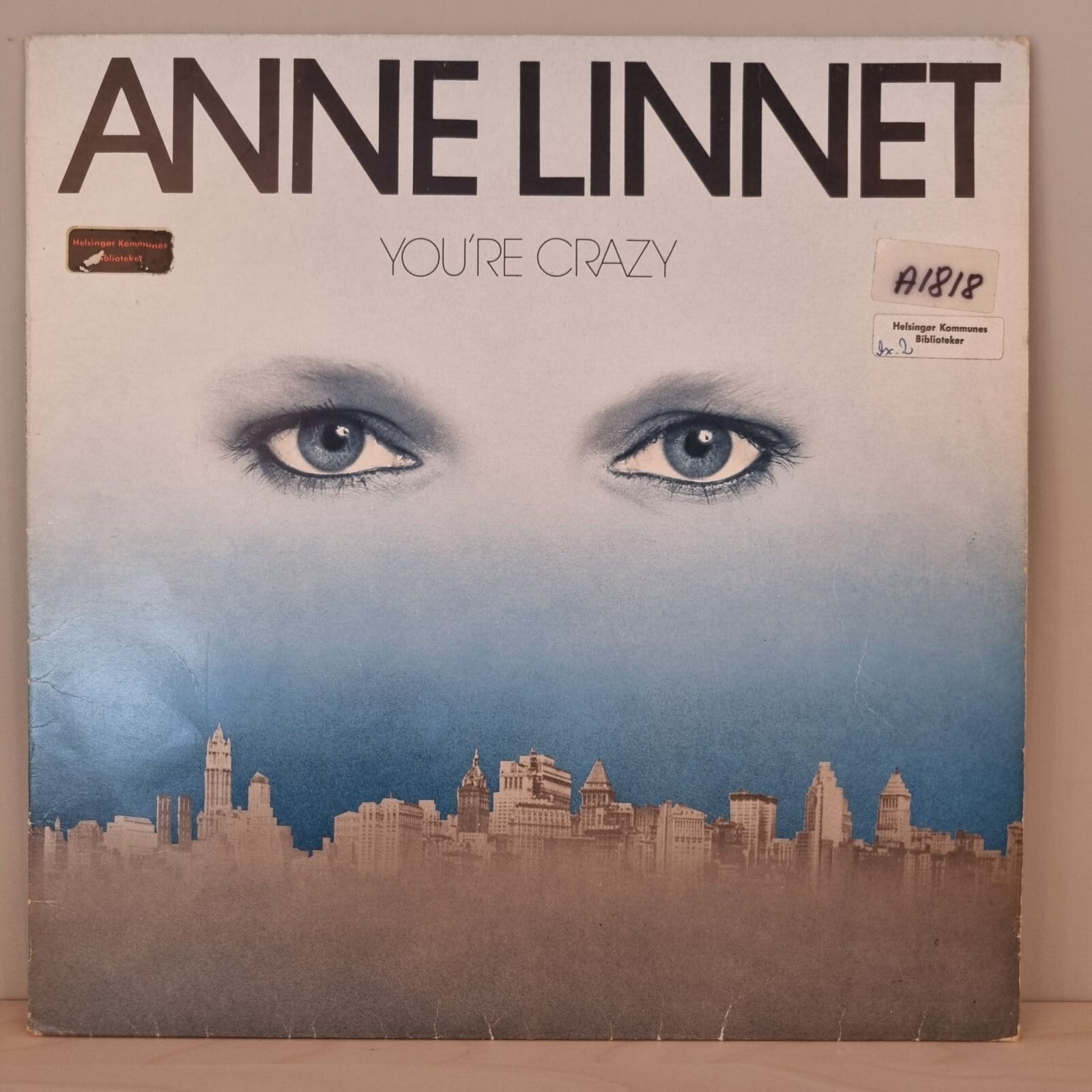Anne Linnet - You're Crazy - Vinyl fra 1980