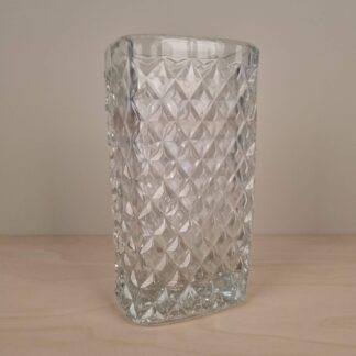 Smuk vase i bøhmisk glas fra Sklo Union