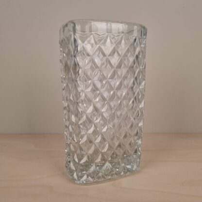 Smuk vase i bøhmisk glas fra Sklo Union