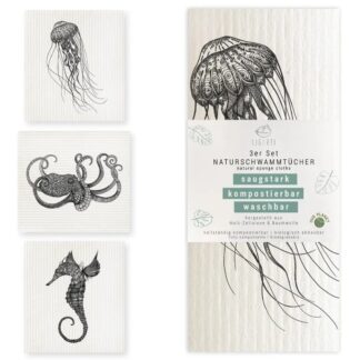 Ligarti skum karklude 3 stk - Ocean