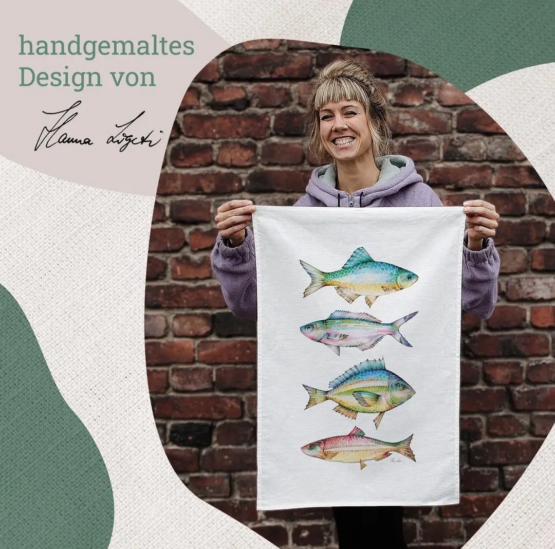 Ligarti viskestykke - Kakadue - Billede 3