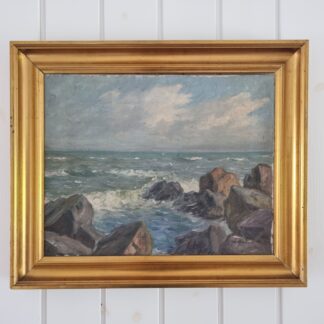 Kystmaleri af ukendt kunstner - utydeligt signeret