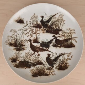 Royal Copenhagen stort fad med fasaner - nr. 1066/5371