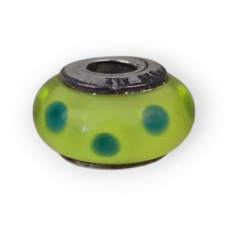 Pandora charm - Murano glas med sølvmontering