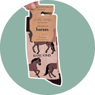 BARE KIND voksen sokker med dyr - Heste str. 40,5-47