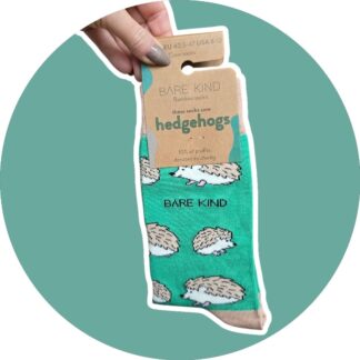 BARE KIND voksen sokker med dyr - Pindsvin str. 37-49,5