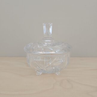 Bonbonniere i krystalglas