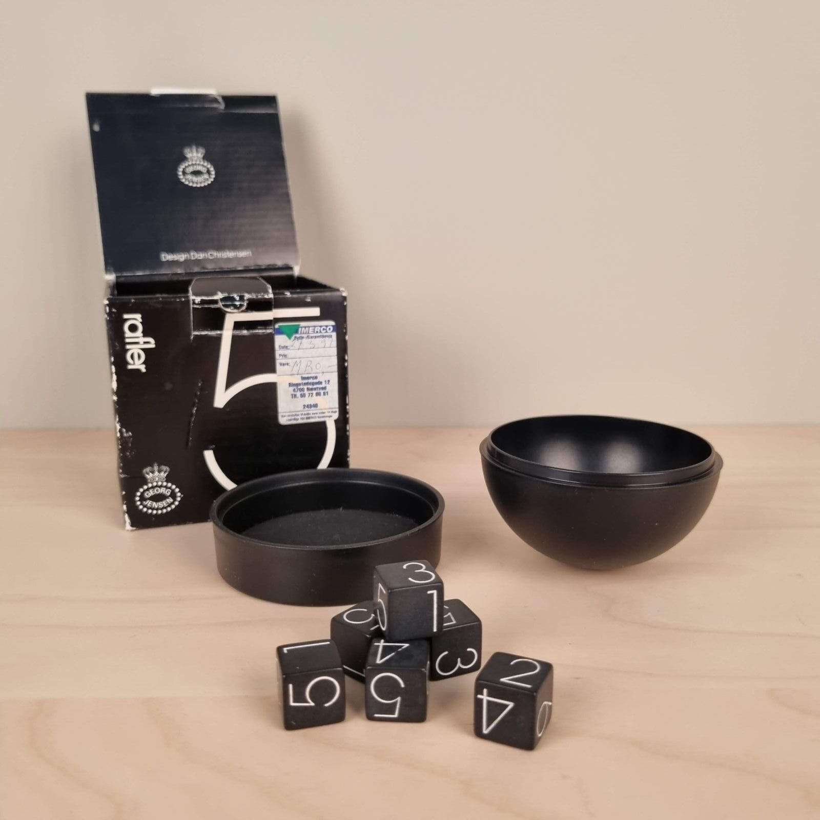 Georg Jensen raflebæger, designet af Dan Christensen - Billede 2