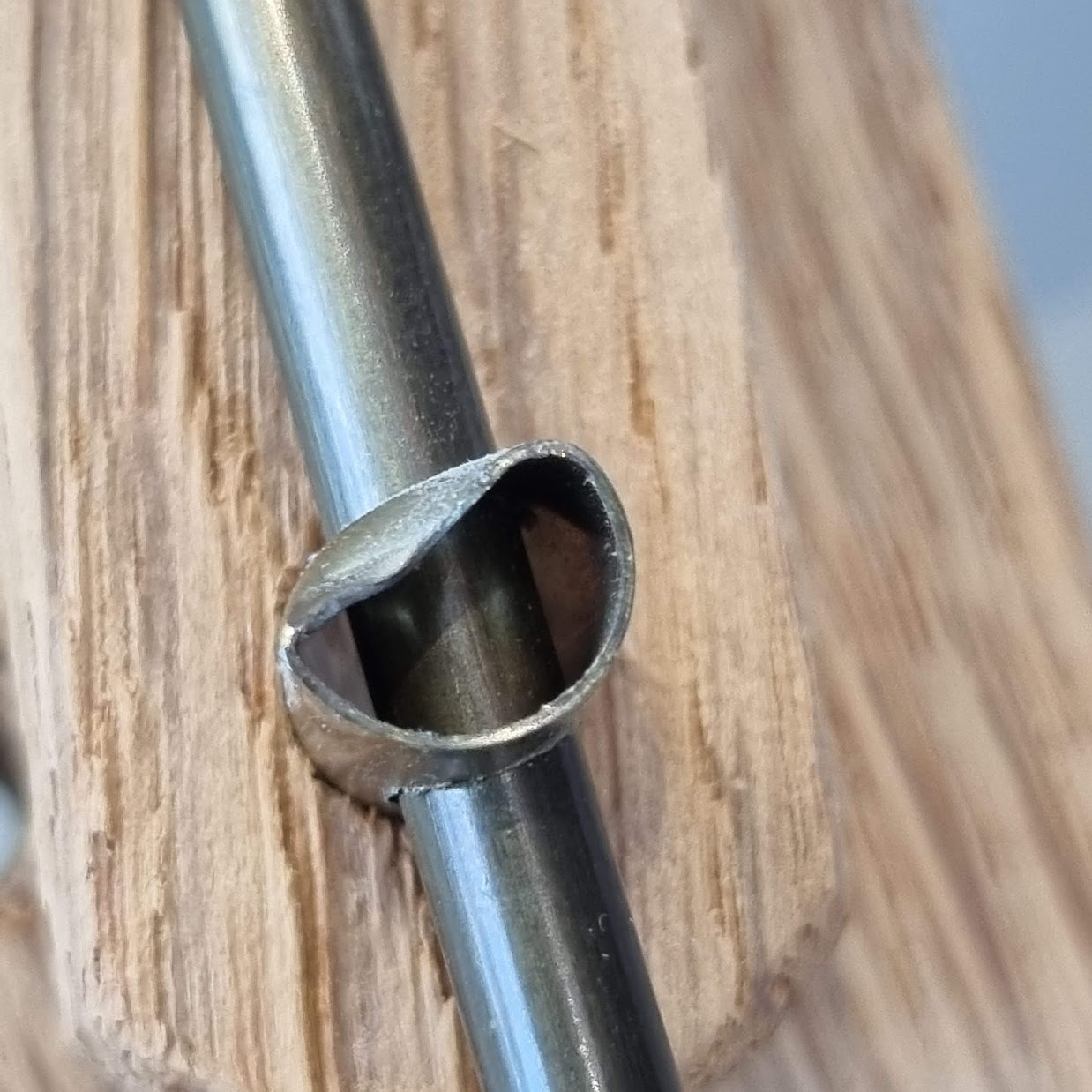 Vintage Lyfa sakselampe i egetræ - Billede 5