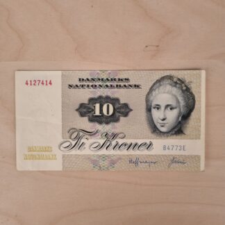 10 krone seddel - Danmark - Serie 1972