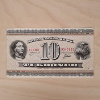 10 kroner - pengeseddel - Danmark - H. C. Andersen