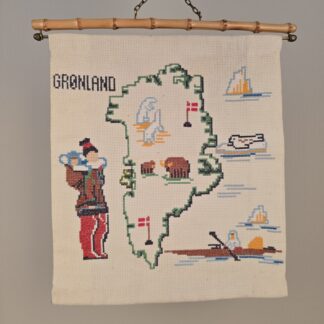 Broderi til ophæng - Grønland