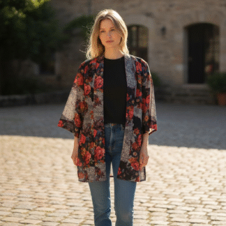 Vintage kimono str. L/XL