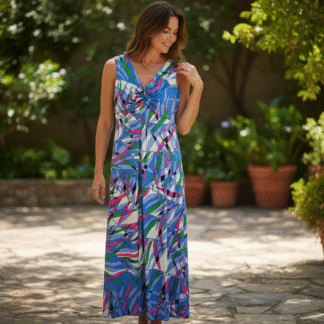 Vintage festkjole str. M