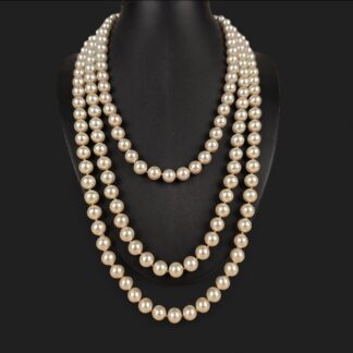 3 strenget perlekæde