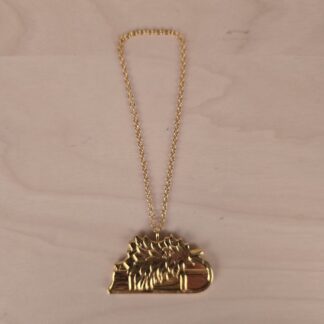 Georg Jensen juleornament 2005 - Juletræ på kælk