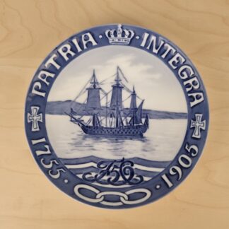 Royal Copenhagen mindeplatte - 1755-1905 - Patria Integra