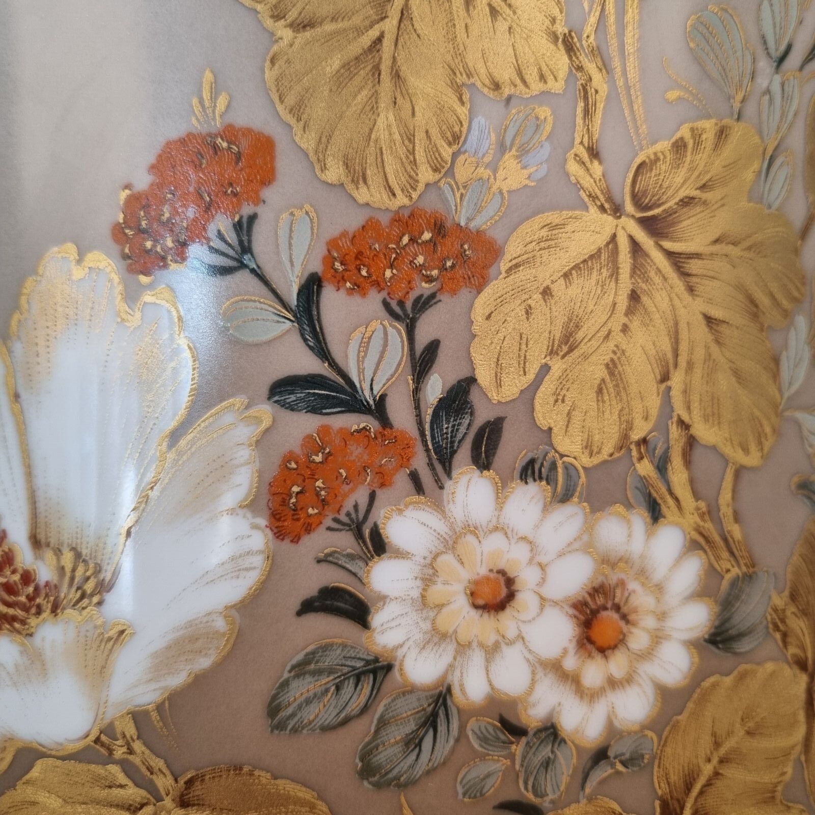 A. K. Kaiser - Vase med blomstermotiv - design Karin Nossek - Billede 3