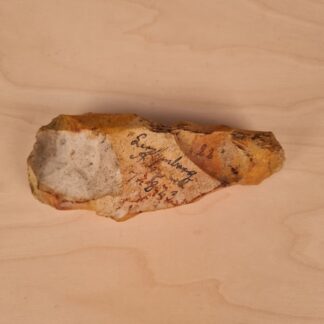 Lille stenøkse i rød flint - dansk stenalder - 13cm