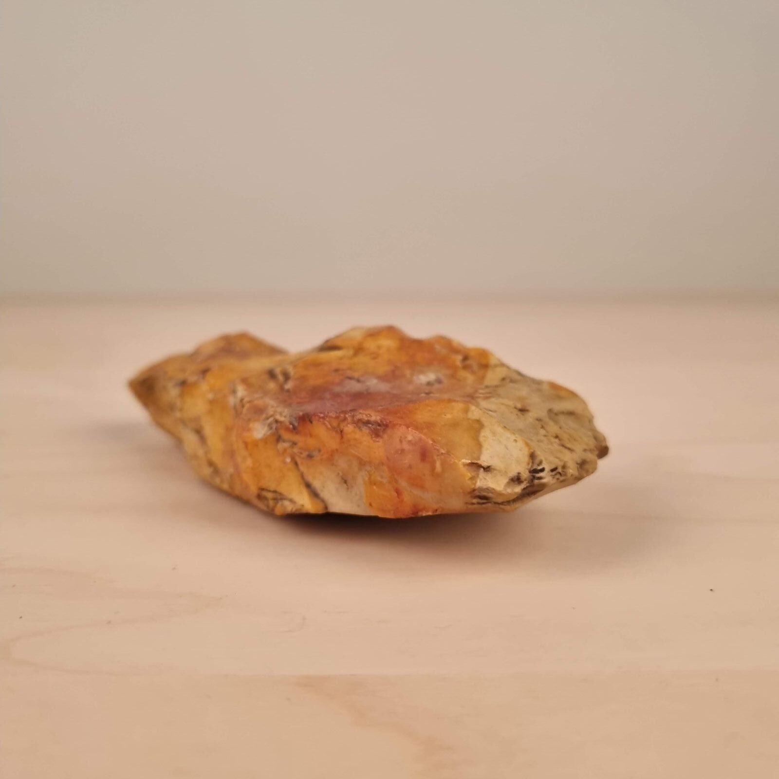 Lille stenøkse i rød flint - dansk stenalder - 13cm - Billede 3