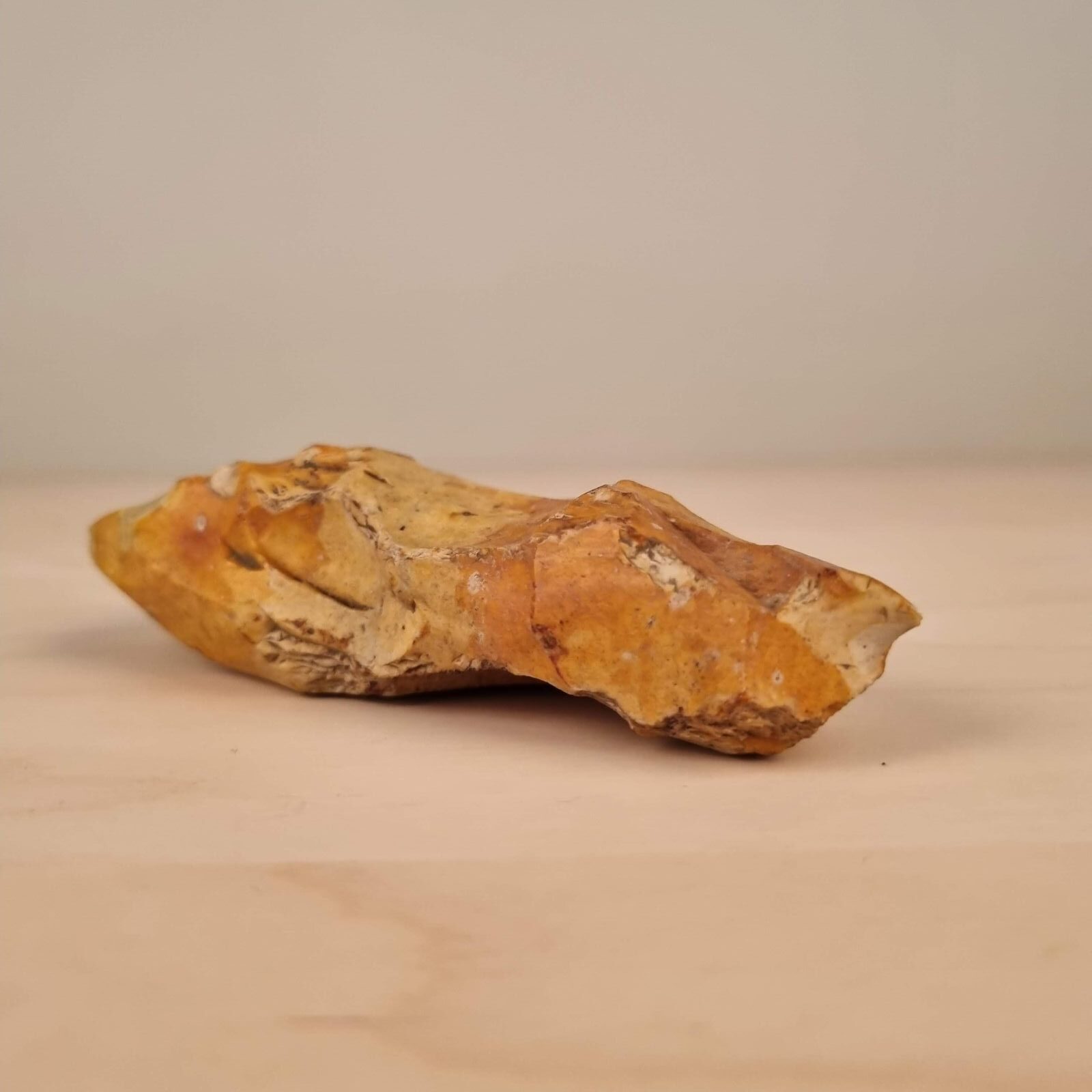 Lille stenøkse i rød flint - dansk stenalder - 13cm - Billede 4