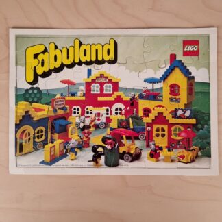 LEGO Fabuland puslespil - fra 1980