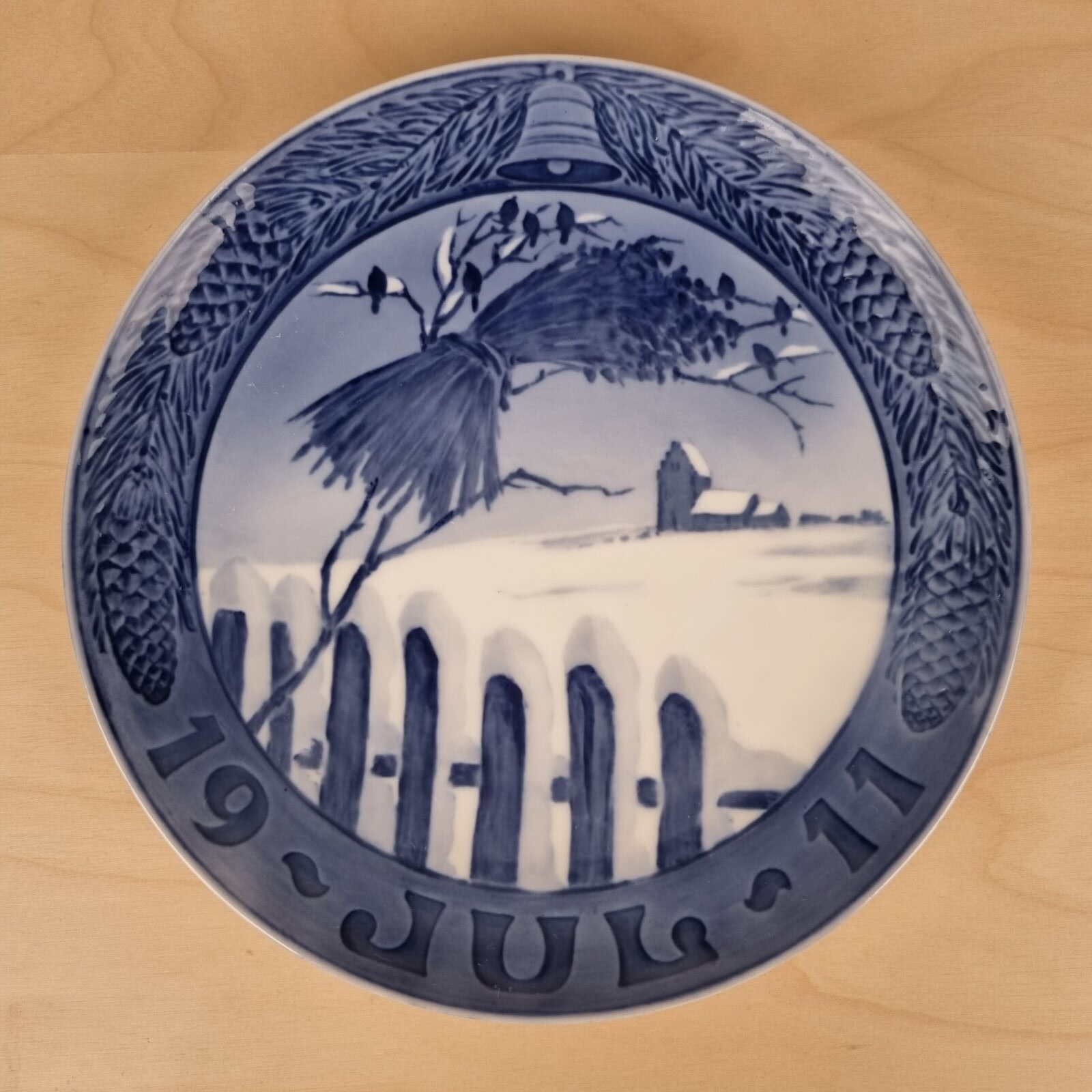 Royal Copenhagen juleplatte 1911