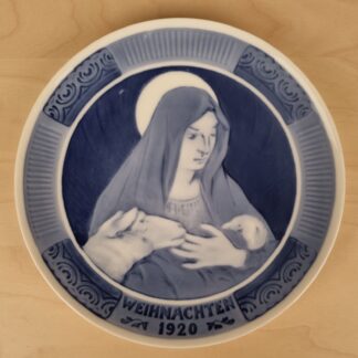 Royal Copenhagen Weihnachtsteller 1920