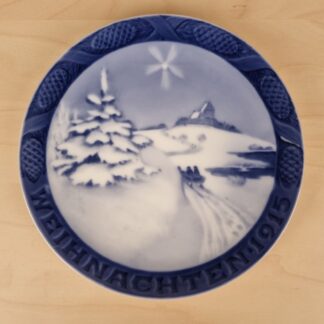 Royal Copenhagen Weihnachtsteller 1915