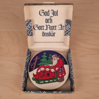 Arabia "Julekort" 1979 - Motiv 1 - design Raija Uosikkinen