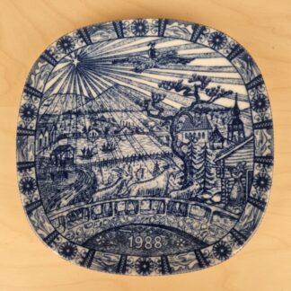 Rörstrand juleplatte fra 1988