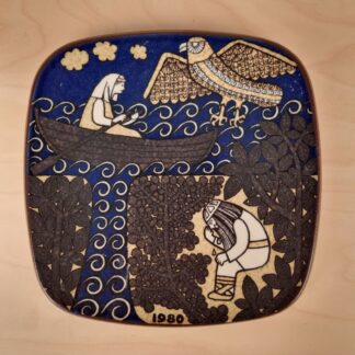 Arabia "Kalevala" årsplatte - 1980