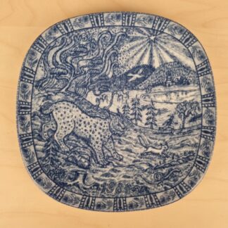 Rörstrand juleplatte fra 1984