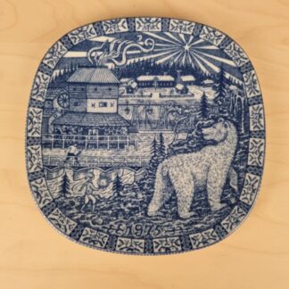Rörstrand juleplatte fra 1975