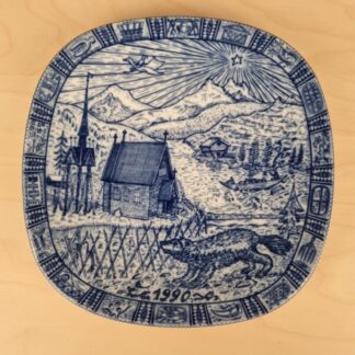 Rörstrand juleplatte fra 1990