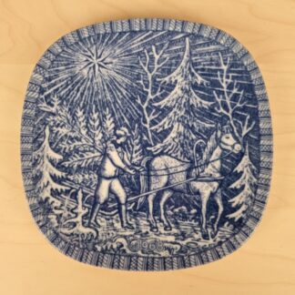 Rörstrand juleplatte fra 1968 - første årgang