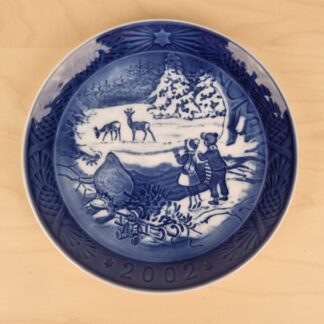 Royal Copenhagen juleplatte 2002