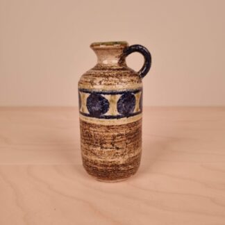 Kingo Keramik - Lille flaske med dekoration - 13cm