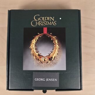 Georg Jensen Golden Christmas - lille dørkrans 2002