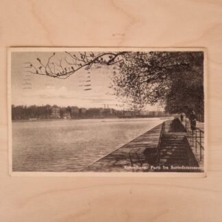 Postkort - København, Parti fra Sortedamssøen - 1941