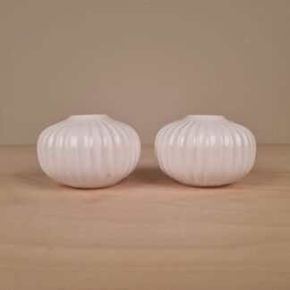 Sæt på to Kähler Hammershøi lysestager - 5,5 cm