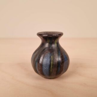 Kähler miniature vase - blå/grønne nuancer - 4,5cm