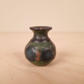 Kähler miniature vase - grøn og blå dekoration - 4,5cm
