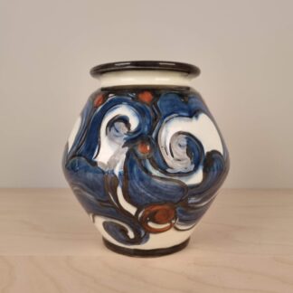 Smuk Danico vase med kohorns dekoration - 17,5 cm