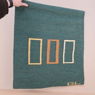 Gertie Lundberg 'Linjer' vægtæppe 67x58cm
