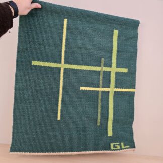 Gertie Lundberg 'Linjer' vægtæppe 67x58cm