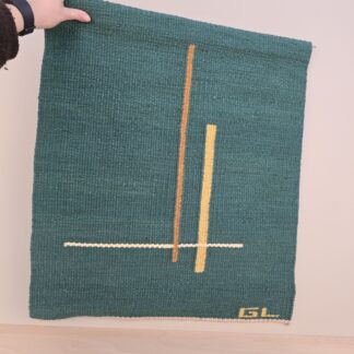 Gertie Lundberg 'Linjer' vægtæppe 67x58cm