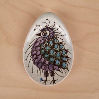 Aluminia fajance kuvertskål - Tenera serien med skør fugl - 107/1355