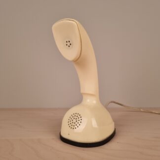 Ericsson "Cobra" / "Ericofon" telefon - cremefarvet - ca. 1960